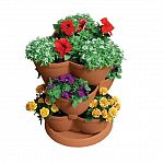 Imagine your home cascading with colorful flowers, tasty herbs, succulent strawberries, or plump tomatoes. With the Akro Mils Medium Stack-A-Pot Stackable Planter you can turn your imagination into reality.