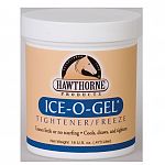 Ice-O-Gel is a tightener and freeze that aids in the treatment of tendon and ligament problems like bowed tendons, stocking up (edema), suspensory ligament damage and wind puffs. Ice-O-Gel cools, draws and tightens with little or no curfing.