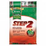 Scotts Lawn Pro Step 2 Weed Control Plus Fertilizer - one application provides 2 months of slow release fertilizer and kills dandelions and other broadleaf weeds. It strengthens and greens your lawn from the roots up.  Size:5,000 sq. ft. coverage.