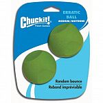 Made from natural rubber. Easy to clean. Designed to have a stimulating random bounce. 2-2.5 inch balls per package.
