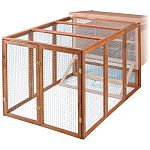 Securely attaches to hutch to expand pets living space while keeping them enclosed and safe from predators. Assembles easily with just a screwdriver