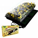 Includes waterproof heat mat, 3 tall humidity dome, 11 x 22 inch watertight base tray and 72-cell seedling insert. Give seedlings a warm, moist environment for a strong start.