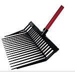 The Future Fork is perfect for cleaning manure and debris from sand. Constructed with high impact plastic and features a sturdy wood handle.