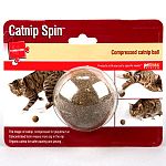 Compressed catnip ball contains organic catnip safer for pawing and jawing. Your cat gets more zip in the nip thanks to the concentrated form of the ball.