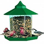 Holds up to 2.25 lbs. of favorite seed or seed mix in a single seed feeding bin. Twist-lock top secures tightly to the feeder. Well-drained tray reduces seed waste