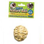 The Mini Nature Ball by Ware is a fun, mini-sized ball that is lots of fun to play with and designed for your small animal pet. Made of natural sisal material, so it's safe to play with. Has a fun and noisy bell inside. Your little pet will enjoy chasing