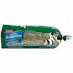 Provides a natural alternative source of fiber for rabbits and other small animals. Sweet, fruity scented high fiber hay that aids in the digestive process of small pets. Encourages natural foraging instincts. Compressed orchard grass is easy to feed and