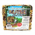 A mix of tree nuts and fruit to attract a variety of birds. No hulls, less mess.