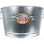Ideal for planters, storage, decor and more Durable, the strength of steel Vintage classic look Won t absorb odors or leach into food Weather resistant - won t rust Offset bottom keeps tub off the ground