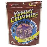 Yummy Chummies Salmon Dog Treat - Bacon Soft N' Chewy - Dogs go absolutely crazy for these salmon treats and your dog will too! We guarantee that your pet will love Yummy Chummies. Manufactured in Alaska, using Alaskan Salmon.