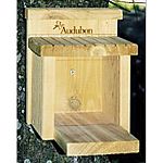 The Audubon Squirrel Munch Box Feeder is great entertainment for squirrels and people alike. Fill with a squirrel or wildlife mix, and watch the squirrels lift the lid to dig out treats. Mounts on a post, tree or deck.