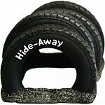 Any fish would love to swim through the cave within this hand painted pile of tires Safe for fresh or saltwater tanks.