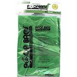 Ecofriendly and economical. Large bags contain 10% post-consumer and 20% post-industrial recycled material. Ideal for value-seeking, responsible customers. Easier to tie knots, great for cleaning out litter boxes and ideal for large dog owners. Dimensions