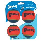 Chuckit! Tennis Balls may be used as replacement balls for the Chuckit Ball Launcher or separately for a game of catch. Made of high quality material with an extra thick rubber core. Bright colors provide great visibility.