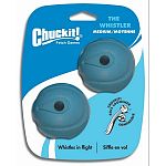 Made from natural rubber. Easy to clean. Twitters and whistles in flight. These dog whistle balls are compatible with the Chuckit ball launcher. Balls may not be color shown in picture.