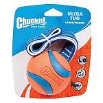 Durable rubber ball on leash-style cord is great for tug-of-war games with your dog. Made with durable, heavy duty stitching on a 2-ply nylon handle with an ultra ball on the end. Developed to have high buoyancy, high visibility, and high durability.