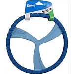 Durable all rubber construction Tug it; shake it; toss it; multiple ways to play! Perfect for interactive outdoor play Floppy nature lets dogs really shake/thrash the roller around after catching it
