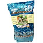 Natural, grain free dog food with vitamins and minerals added. Three healthy proteins from chicken, pork and whitefish sources. Ingredients for a healthy skin and coat - chicken fat, flaxseed, and herring oil. Nutritious fruits and vegetables - peas, kelp