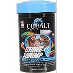 Brine shrimp based formula for all tropical and marine fish Highly palatable formula helps both fresh water and marine finicky fish to eat prepared foods Enhanced with probiotics and cobalt blue flake s triple vitamin dose and immunostimulants Will not cl