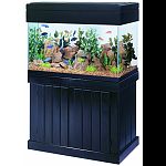 Constructed entirely of solid wood. Each stand and canopy is stained and finished with a waterproofing sealer that will protect them from splashes and water. Fits tank: 30br, 40br, 50 and 65 gallons. Canopies are available with full length doors that allo