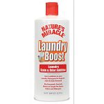 Laundry boost- stain and odor additive. Natures Miracle Laundry Boost penetrates, loosens and eliminates even the toughest pet stains and odor.