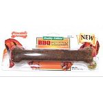 The baked-in bbq chicken flavor of this completely edible chew makes it a mouthwatering, tail-wagging treat for your dog. The long-lasting bone-hard chew provides a safe and enjoyable alternative to traditional rawhide.