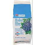 Master nursery label Hydrangeas require acidic soils Promotes deep blue colors in hydrangeas Turns most pink varieties blue Works best when applied in the fall