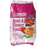 Master nursery label High phosphorous formula for strong flower bud development 1-2-1 ratio ideal for sturdy growth in roses 80% n fast acting for heavy feeders like roses High calcium for stronger cell walls; sweeter soils
