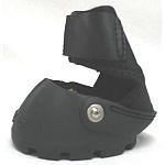 Your horse will love walking in this form-fitting boot. Made to fit comfortably and snugly for hours of wear without getting debris trapped in the boot. Boot has external hardware. Your horse will be able to stride freely and breakover.