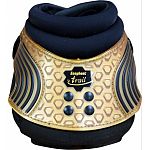 Opens up completely to slip on and off most hoof shapes and sizes Rear double velcro attachment protects the entire hoof wall and keeps the boot firmly in place Front shield protects the area that takes the most abuse Proven tread design handles a wide ra