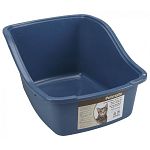 These high back Petmate litter pans make cleanup a snap, while helping to keep litter off of the floor. The sloped high back helps to shield cats from spraying litter on the floor. Available in Large and Jumbo sizes.