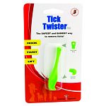 The Tick Twister makes removing ticks from the skin of pets or people easy and safe. Ticks are hard to remove once embedded in the skin and the Tick Twister completely removes the entire tick head in the safest way and leaves no parts behind.