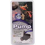 Ideal for small ponds Variable flow control Oil free, fish & plant safe Fits 1/2 in. id tubing 7 ft pumping height - 16 ft cord Eco friendly - energy saver