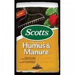 Scotts Premium Humus Manure is shown to strengthen roots and improves soil condition. Great for aeration and drainage of soil. Contains organic ingredients including (peat, composted forest products, aged rice hulls, or compost), composted manure.