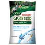 Scotts Turf Builder Dense Shade Mix Grass Seed is ideal for areas that only get three hours of sunlight and is 99.99% free of weeds. Use mix under trees or shrubs and to fix bare or thin spots on your lawn.