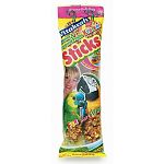 Parrots with a sweet tooth will love this delicious Kracker treat stick full of fruit and honey. They won't be able to resist the flavors of apple, banana, papaya and sweet, golden honey all mixed together with every parrot's favorite blend of seeds.