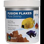 Fusion premium flakes were developed as a natural premium diet with limited ingredients Extra thick premium flake Whole mysis shrimp