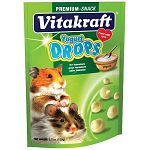 Yogurt Drops are a popular tidbit for pet hamsters that contain yogurt, natural whey protein, essential lecithin and no artificial colorings. Hamsters will go wild for these nutritious treats.