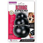 Used by police, drug enforcement teams, and the military for training working dogs, this super-tough toy stands up to jaws of steel. Even if your dog's job rarely takes him off the couch, the Kong Extreme will. XLarge /  5.5 x 3.5 x 8.5 inches