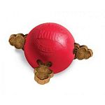 Biscuit ball has a hollow center and four ports to hold all varieties of milk-bones. It is fun and durable and keeps dogs busy playing and/ or removing tasty morsels. Available in two sizes.