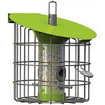 Stylish and beautifully made this feeder is designed to attract a wide variety of birds year round Suitable for seed & seed mixes Highly functional with a clever built-in hopper. Easy to fill and clean Squirrel, cat & big bird resistant