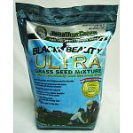 Black Beauty Ultra germinates faster due to Frontier Perennial Ryegrass. Fills in damaged lawn areas because of Blue-Tastic Kentucky Bluegrass. Black Beauty Ultra also has the three grasses in regular Black Beauty. These grasses grow a naturally dark-gre