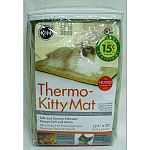 Affordable heated sleeping mat with a dual thermostat heater buried beneath soft foam to make a comfortable napping place. Surface of the bed will remain 12 to 15 degrees above ambient air temperature and, when in use, compliments body temperature. Remova