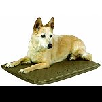 The first soft, outdoor heated bed on the market! Extremely low wattage. Perfect for outdoor dog houses, basements, garages, barns, sheds, porches or any other outdoor shelter. Soft, orthopedic bed is unique in that it will still provide soft, comfortable