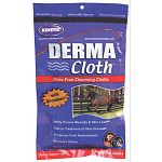 Dermacloth is a prepackaged disposable bathing and cleansing product for horses, dogs, livestock and other animals with similar coats. Developed first as an aid in treating certain types of skin problems, including ringworm.