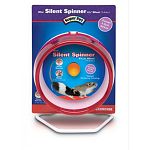 The Super Pet Silent Spinner Wheel has ball bearing technology to make this wheel run silently and smoothly during your small pet s exercise routine. Safe for your pet because their tail won t get caught in the wheel. Wheel has a solid surface.