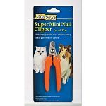 Four Paws Super Mini Nail Clipper features a movable safety bar to prevent over-cutting and has large handles to offer a comfortable grip.  The blade is warranted by manufacturer for 3 years. Easy to use.