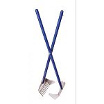 Designed for quick pick up of animal waste in tall grassy areas. Firm and durable in its use for moving garden soil and animal debris. A sturdy 7 scoop, one scoop solid, the other a rake. 32