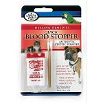 Four Paws Antiseptic Quick Blood Stopper is designed to be used by both veterinarians and breeders to aid in the stopping of blood when docking, cropping and/or nail cutting. For use on dogs, cats and birds.  1.16 oz