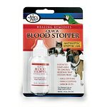 Four Paws Healing Remedies Antiseptic Quick Blood Stopper is designed to be used by both veterinarians and breeders to aid in the stopping of blood when docking, cropping and/or nail cutting. For use on dogs, cats and birds.